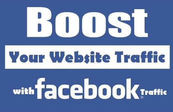 boost traffic with facebook infographic