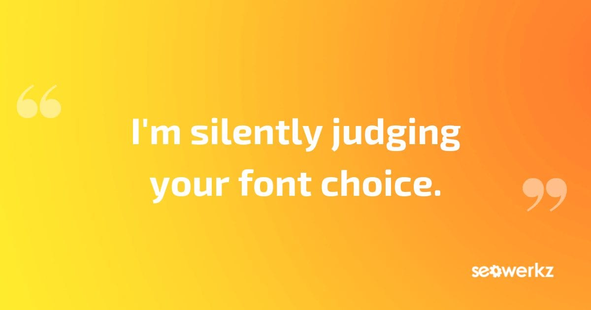 font-choice