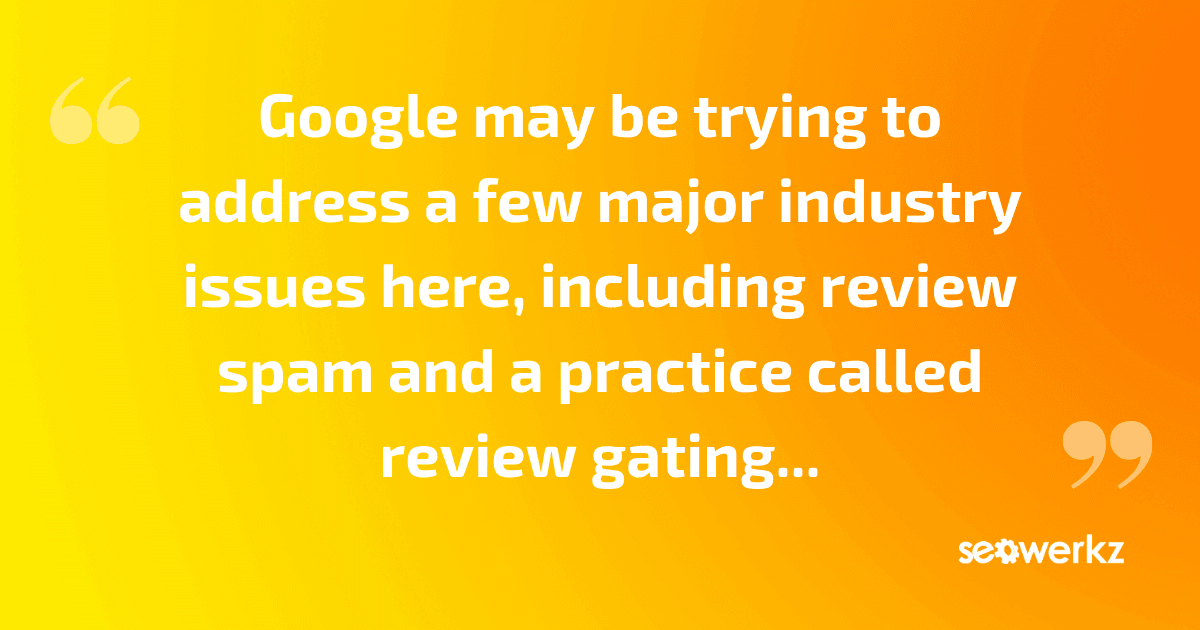 google’s review star changes
