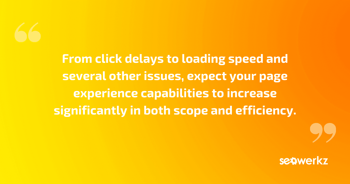 google page experience update SEO