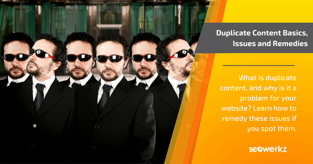 duplicate content issues remedies