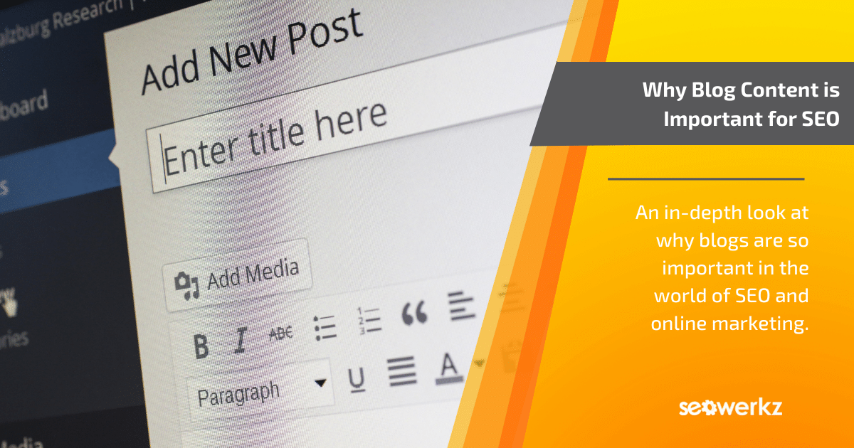 blog content important SEO