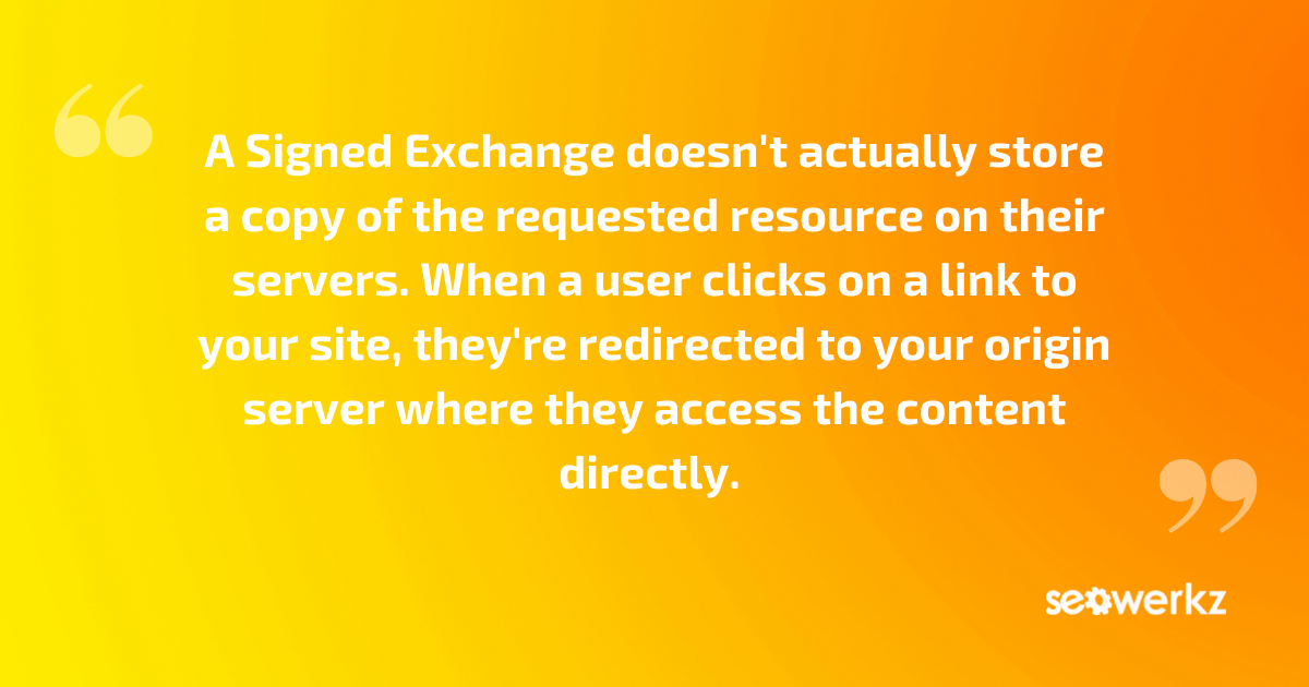 Googleâ€™s Signed Exchange program
